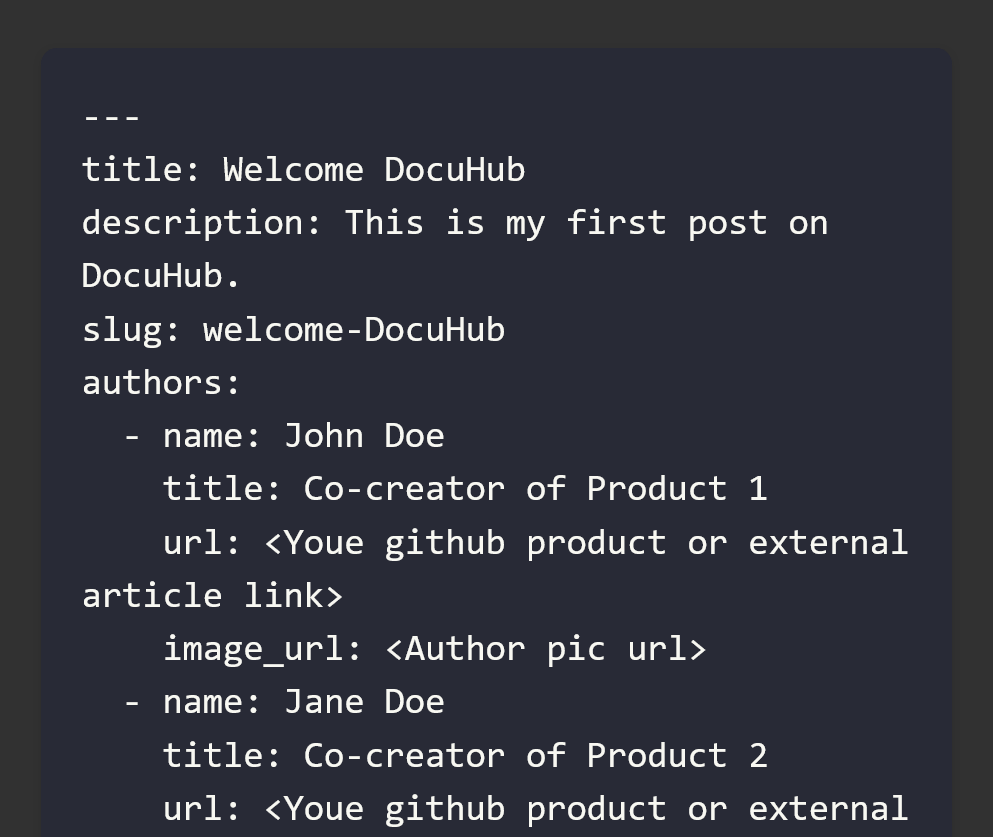 Pull Request Template