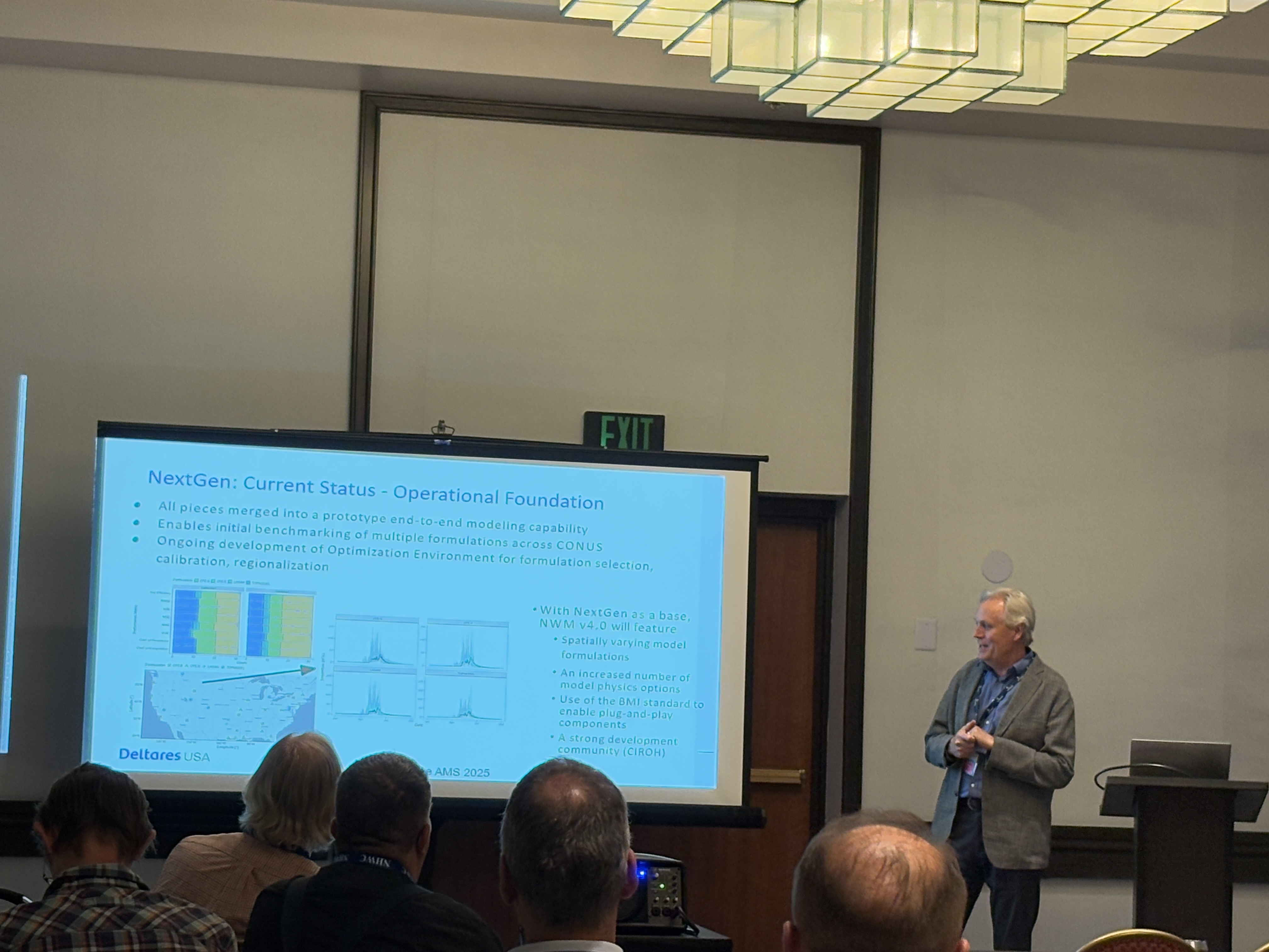 Edwin Welles presenting on NextGen Operational Foundation