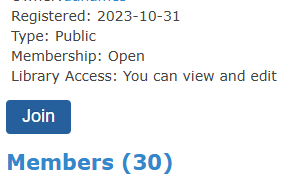 Request group access